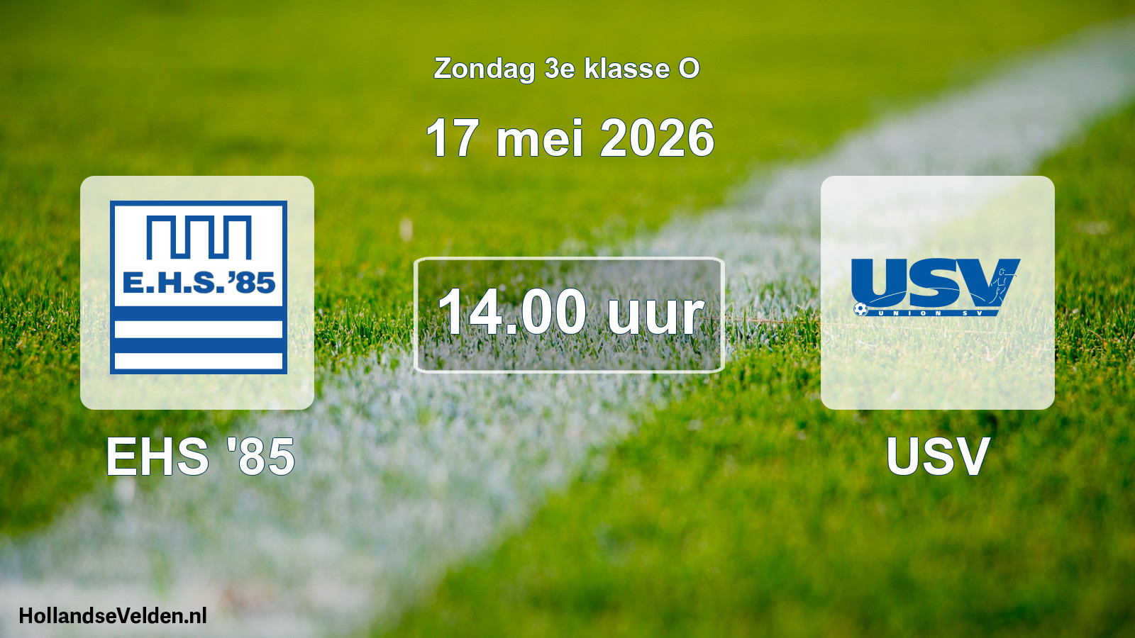 Scheduled Match: EHS '85 - USV (17 May 2026)