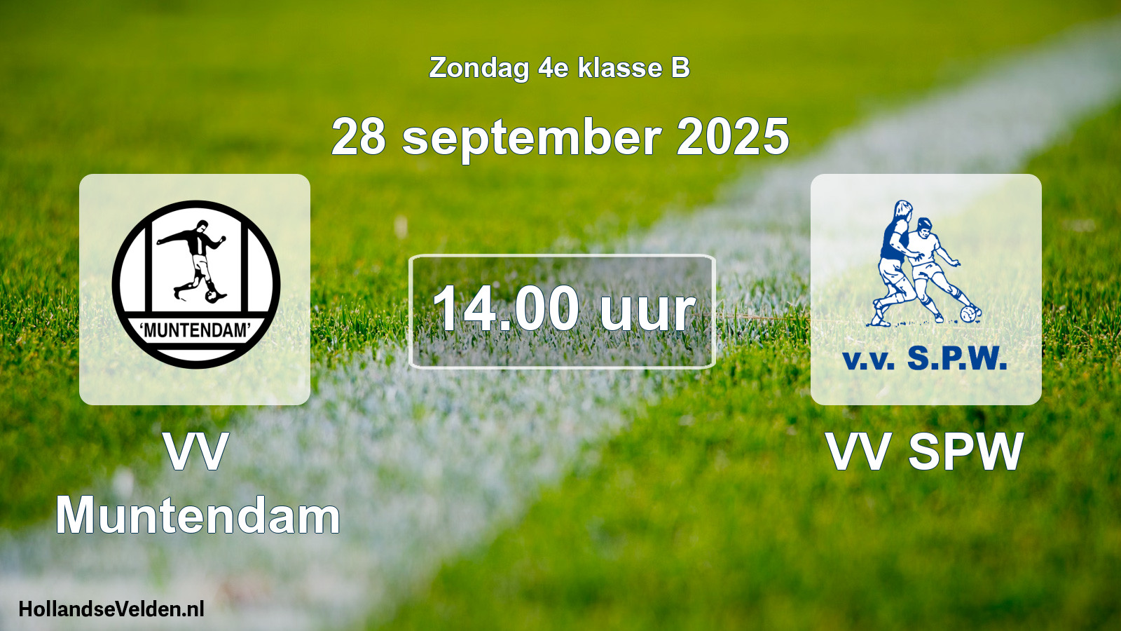 Scheduled Match: VV Muntendam - VV SPW (28 September 2025)
