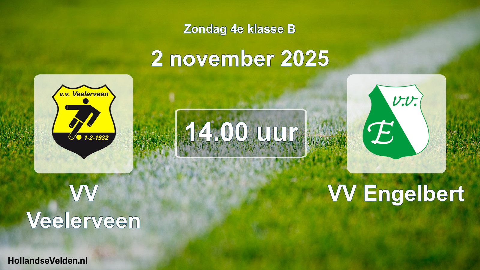 Scheduled Match: VV Veelerveen - VV Engelbert (2 November 2025)