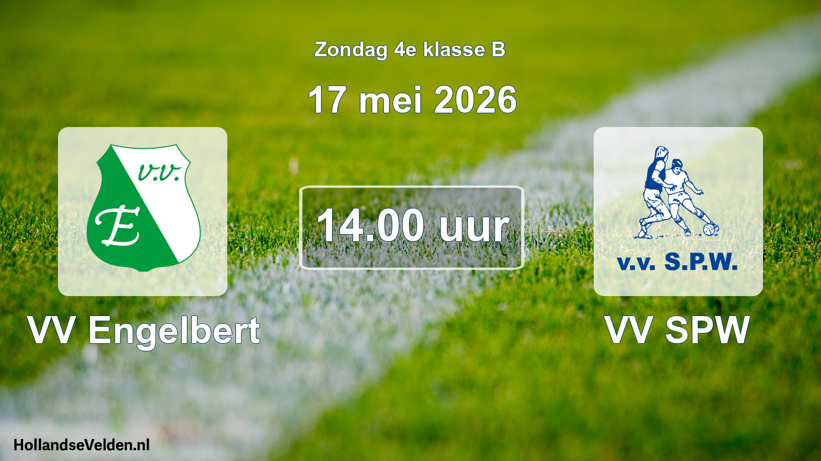Scheduled Match: VV Engelbert - VV SPW (17 May 2026)