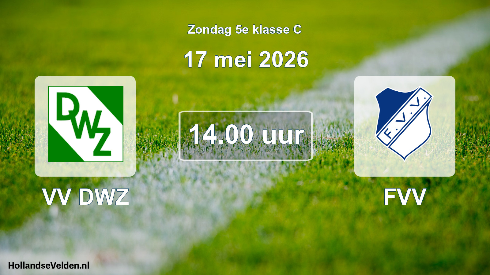 Scheduled Match: VV DWZ - FVV (17 May 2026)