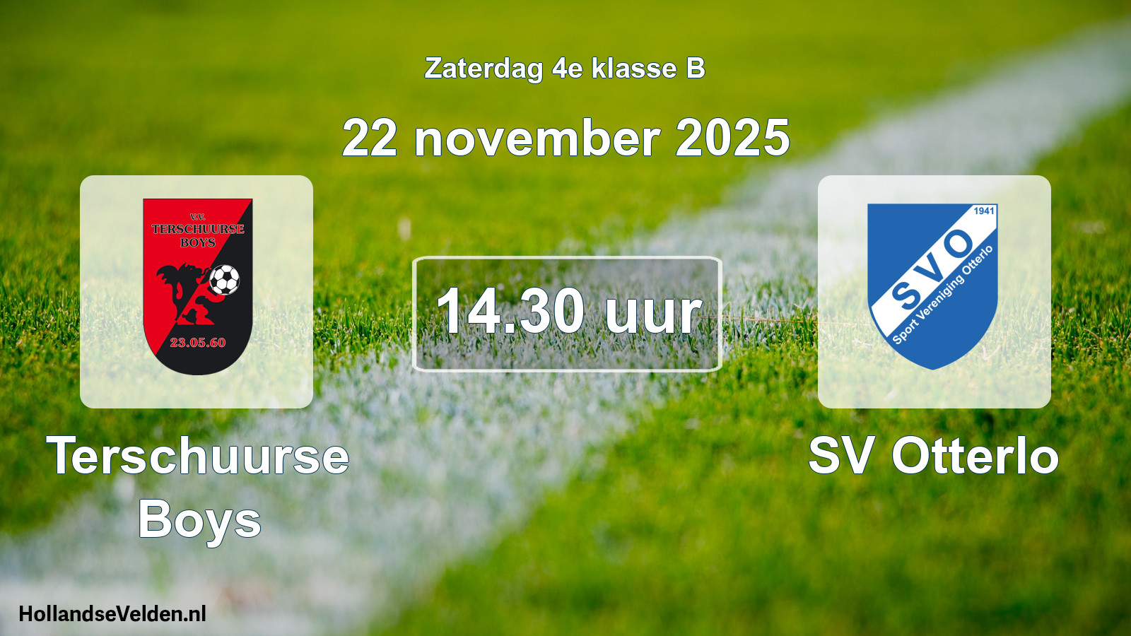 Scheduled Match: Terschuurse Boys - SV Otterlo (22 November 2025)
