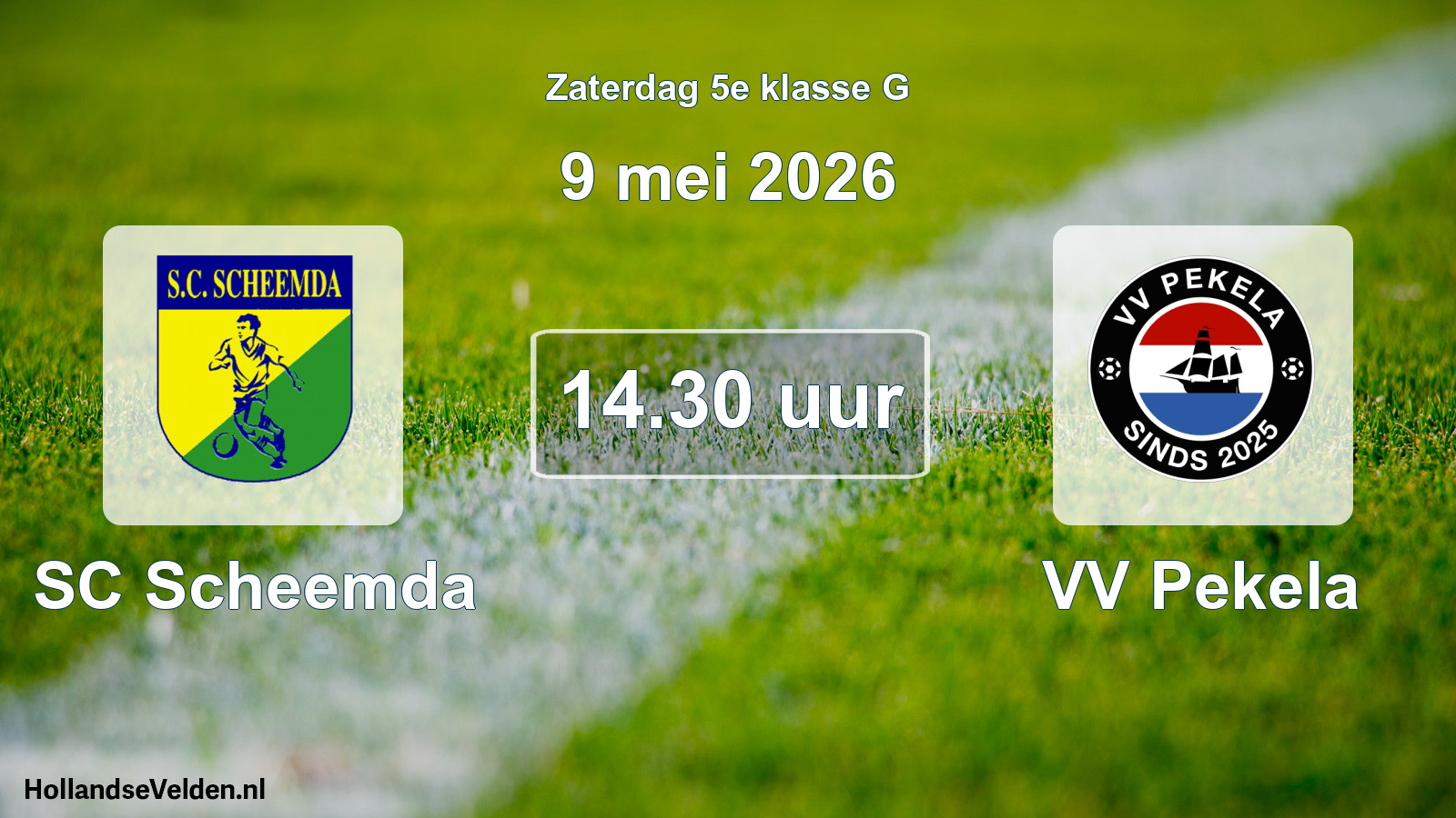 Scheduled Match: SC Scheemda - VV Pekela (9 May 2026)
