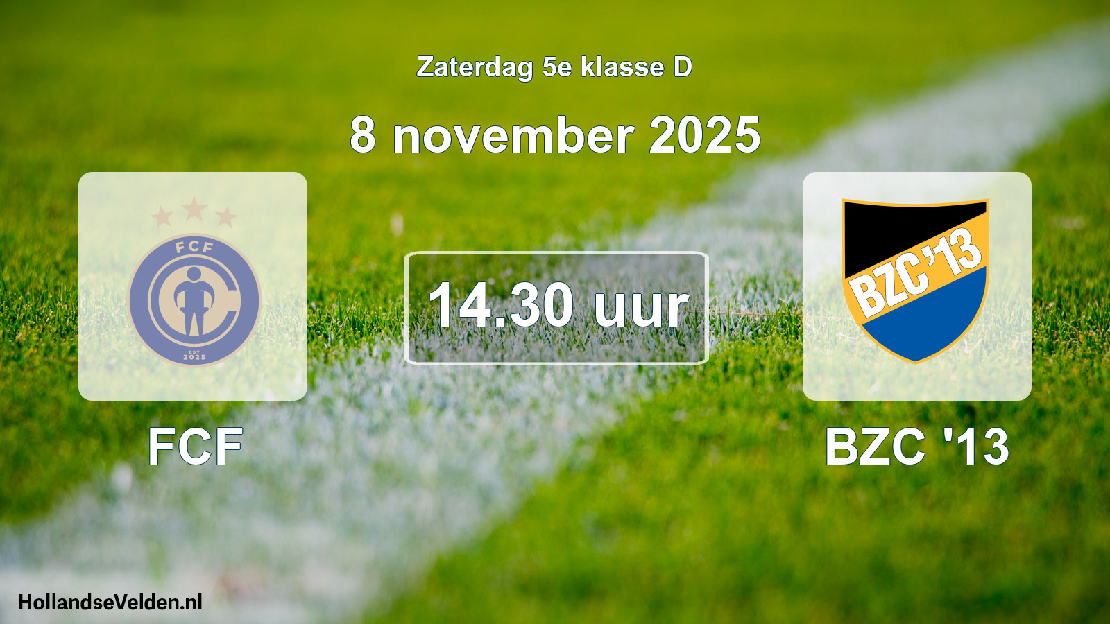 Scheduled Match: FCF - BZC '13 (8 November 2025)