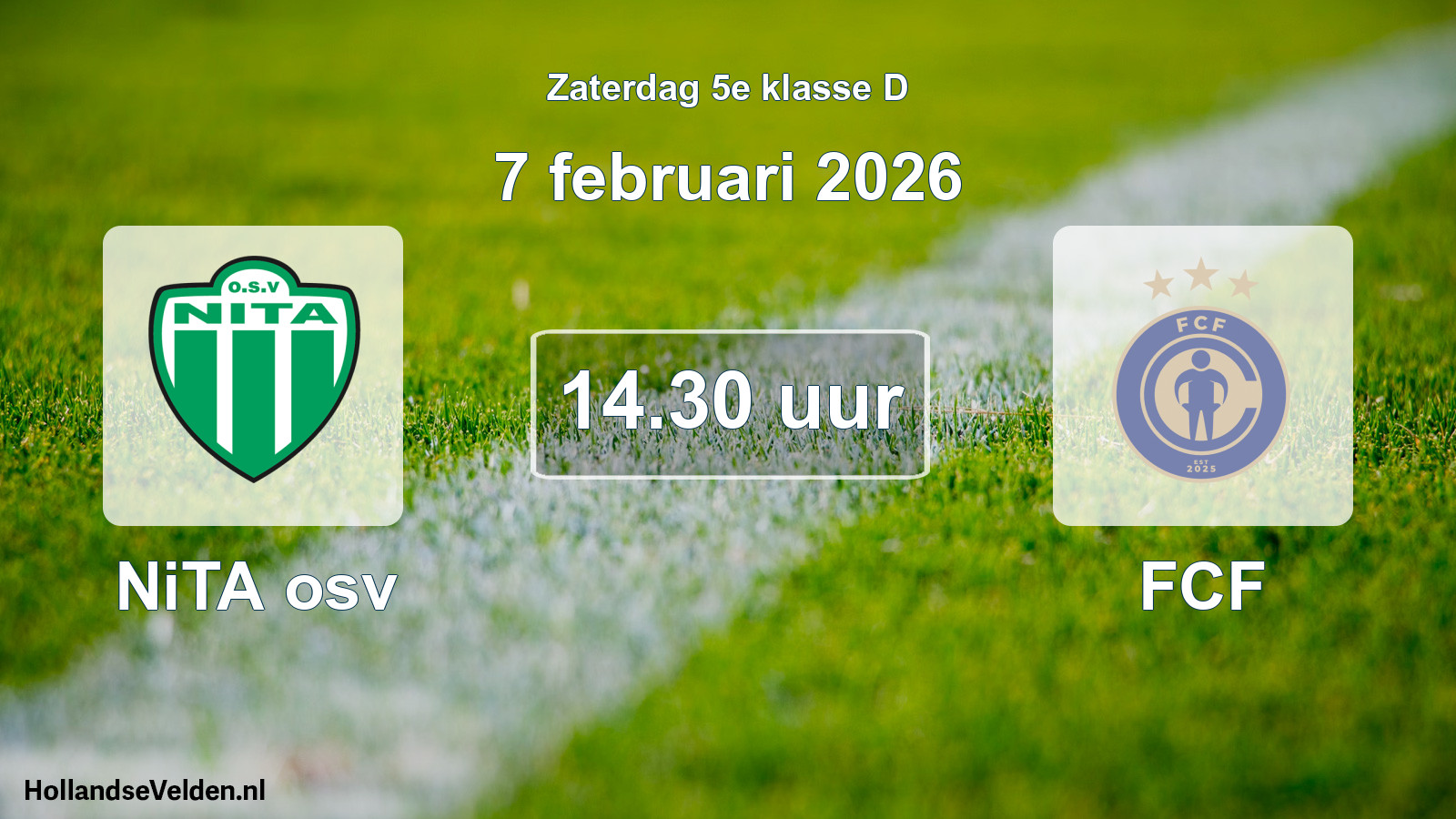 Scheduled Match: NiTA osv - FCF (7 February 2026)