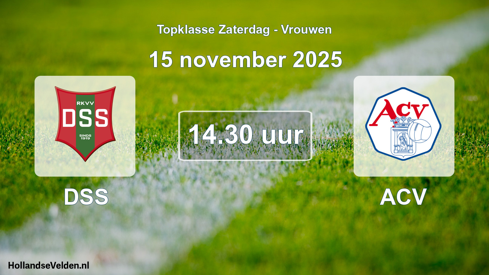 Scheduled Match: DSS - ACV (15 November 2025)