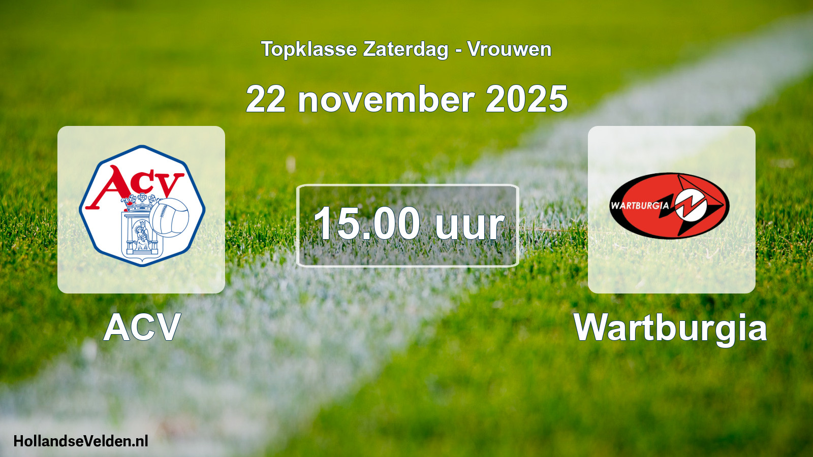Scheduled Match: ACV - Wartburgia (22 November 2025)