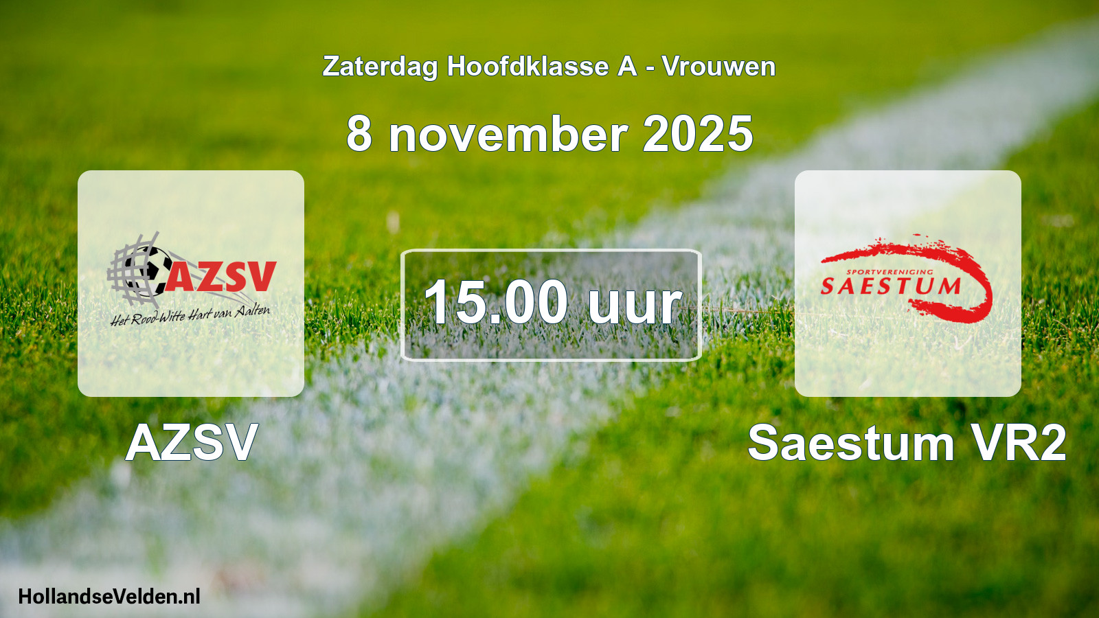 Scheduled Match: AZSV - Saestum VR2 (8 November 2025)