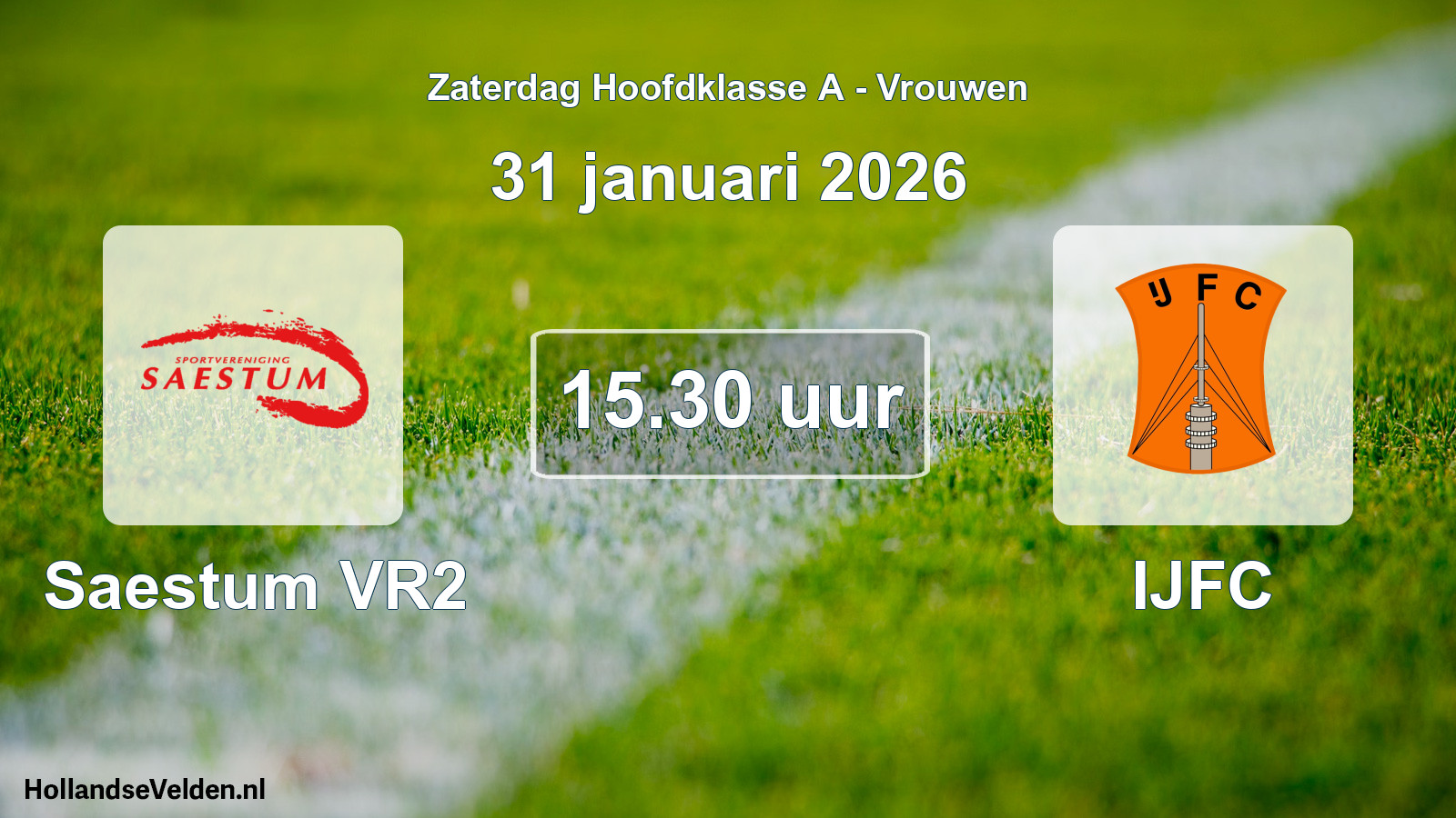 Scheduled Match: Saestum VR2 - IJFC (31 January 2026)