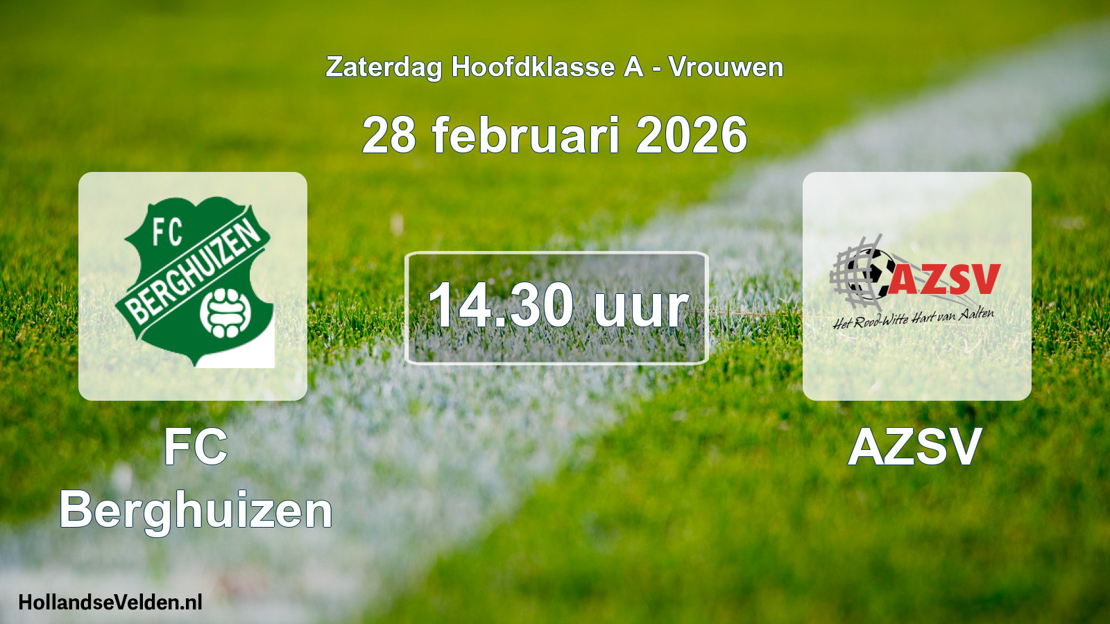 Scheduled Match: FC Berghuizen - AZSV (28 February 2026)