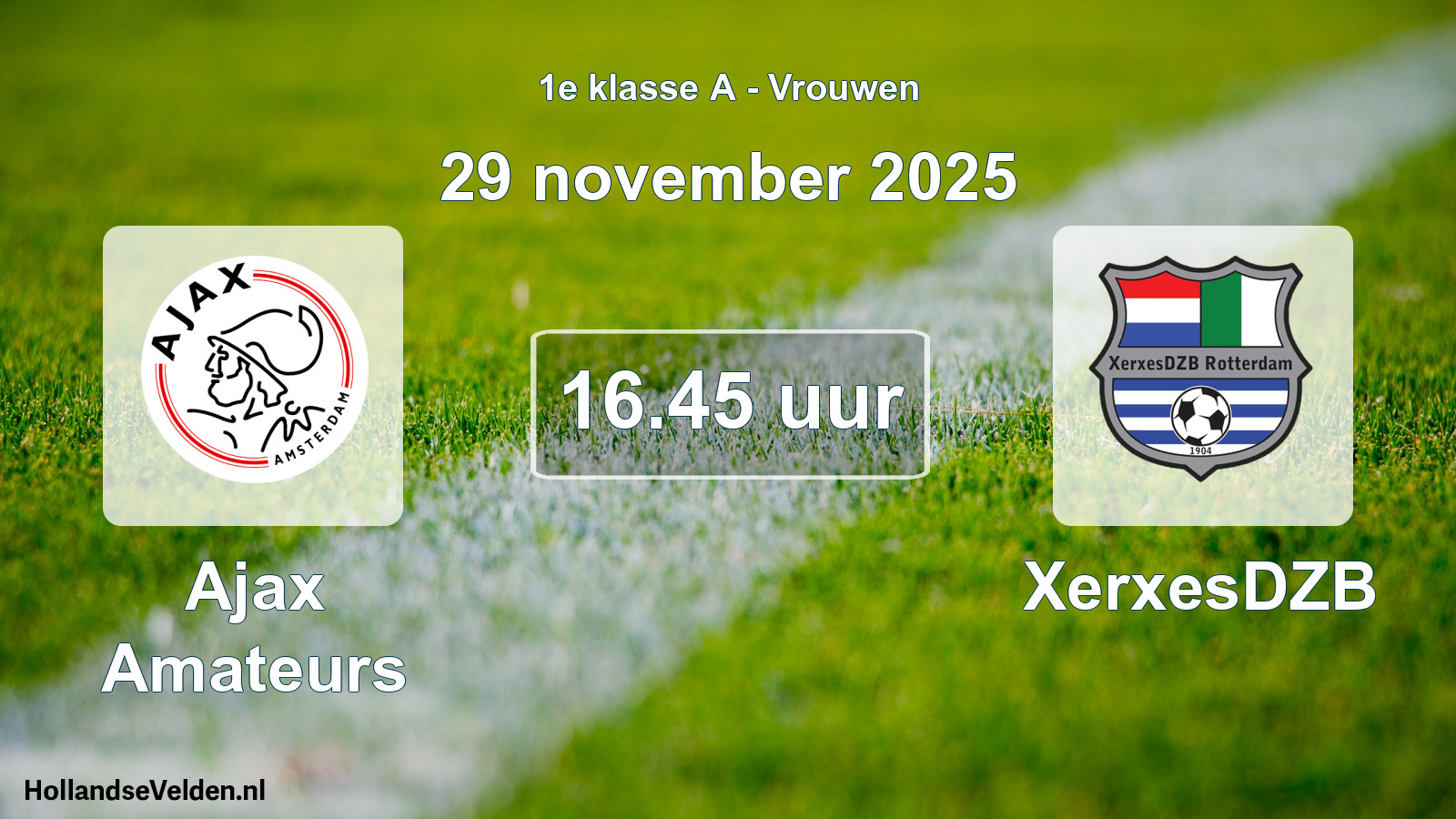 Geplande wedstrijd: Ajax Amateurs - XerxesDZB (29 november 2025)