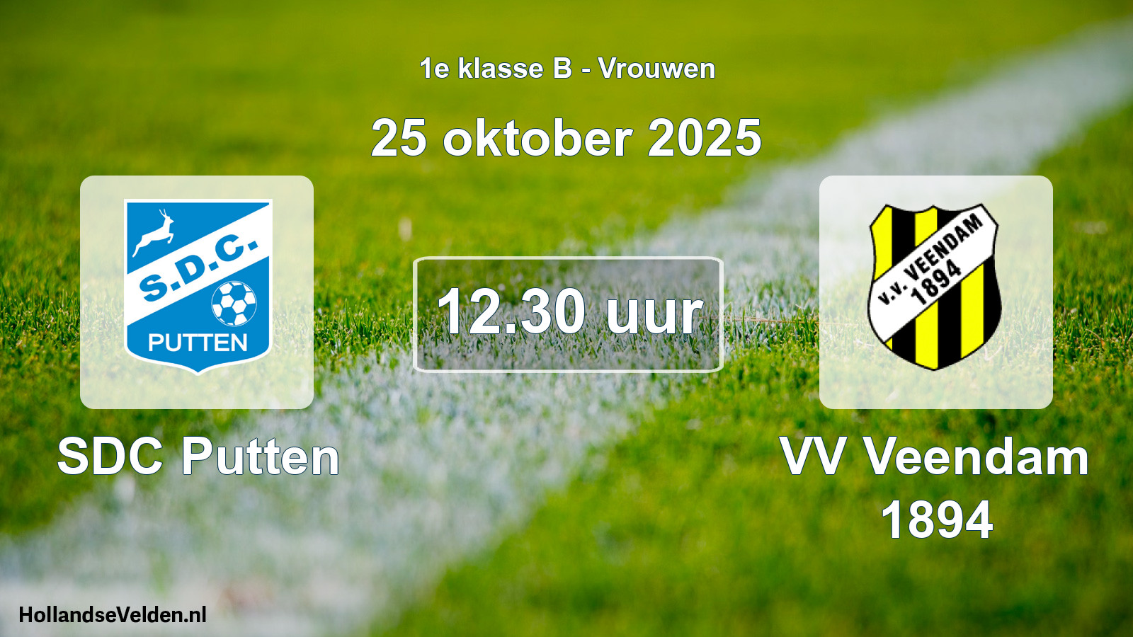 Scheduled Match: SDC Putten - VV Veendam 1894 (25 October 2025)