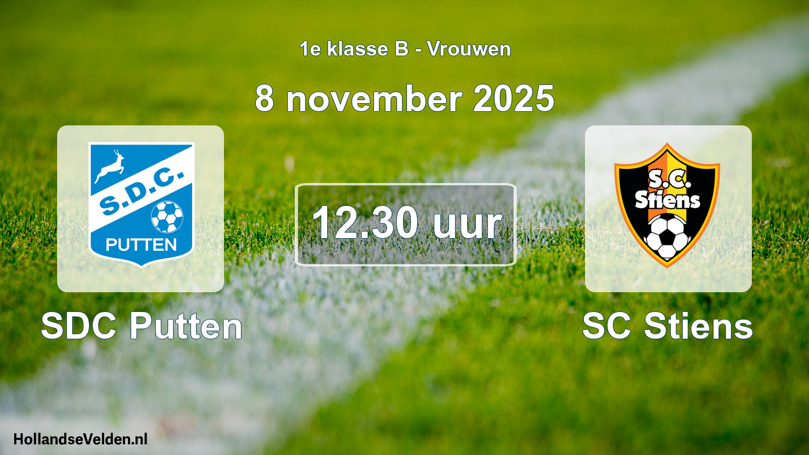 Scheduled Match: SDC Putten - SC Stiens (8 November 2025)