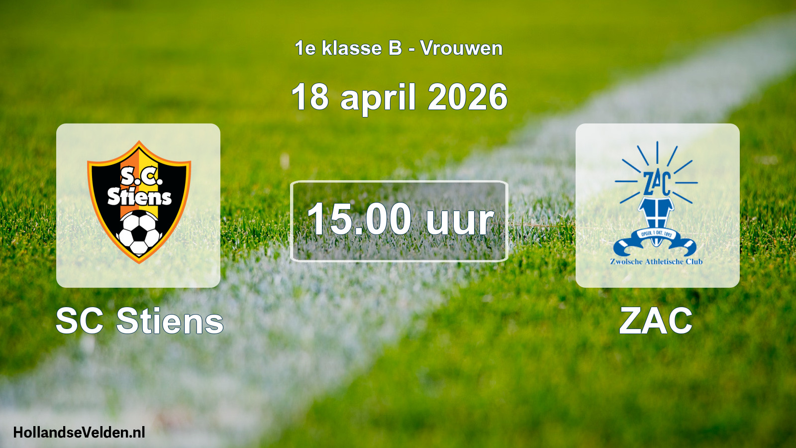 Scheduled Match: SC Stiens - ZAC (18 April 2026)