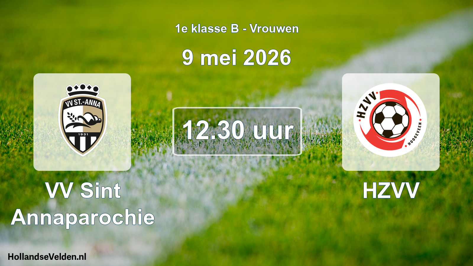 Scheduled Match: VV Sint Annaparochie - HZVV (9 May 2026)