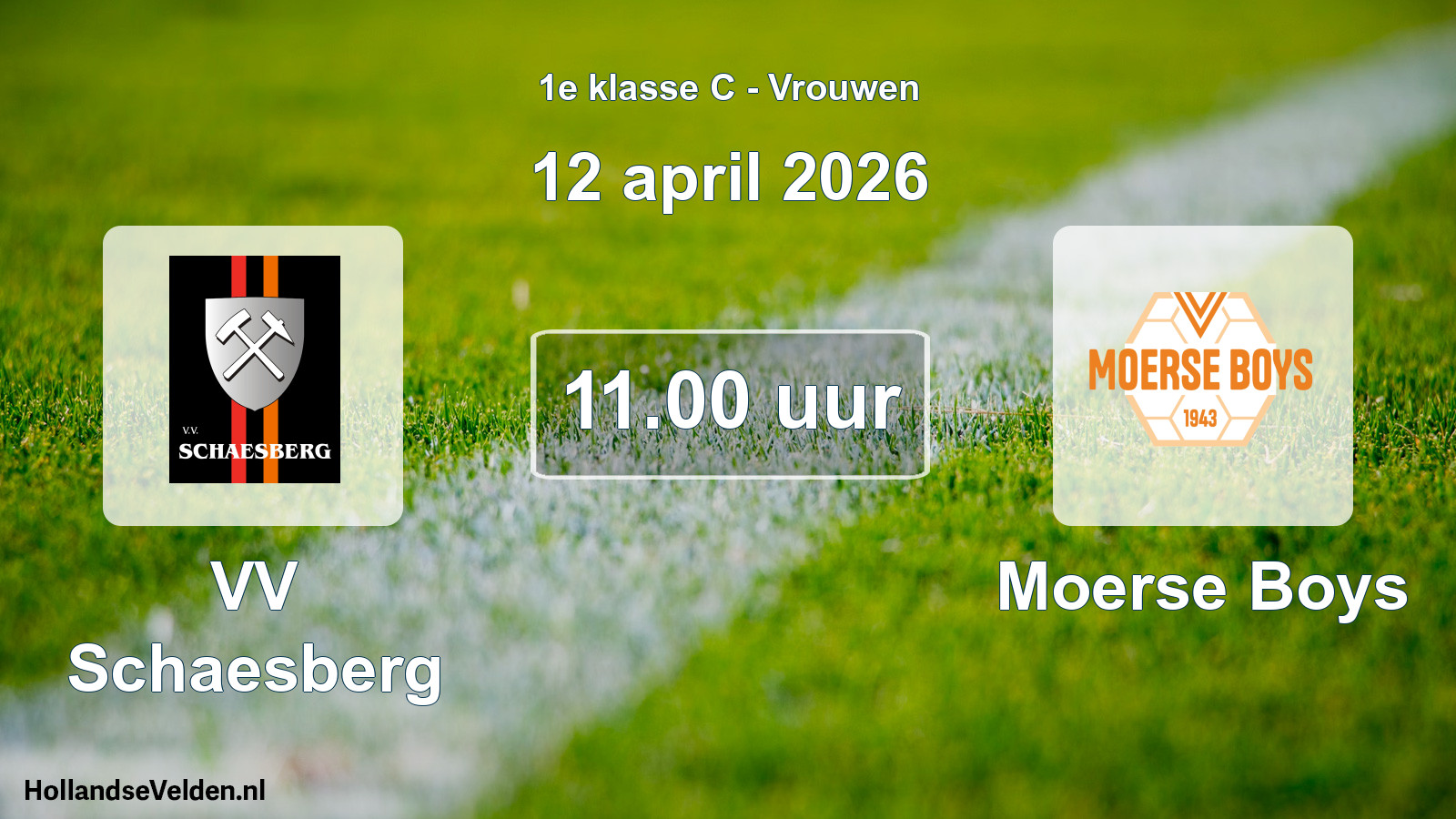 Scheduled Match: VV Schaesberg - Moerse Boys (12 April 2026)