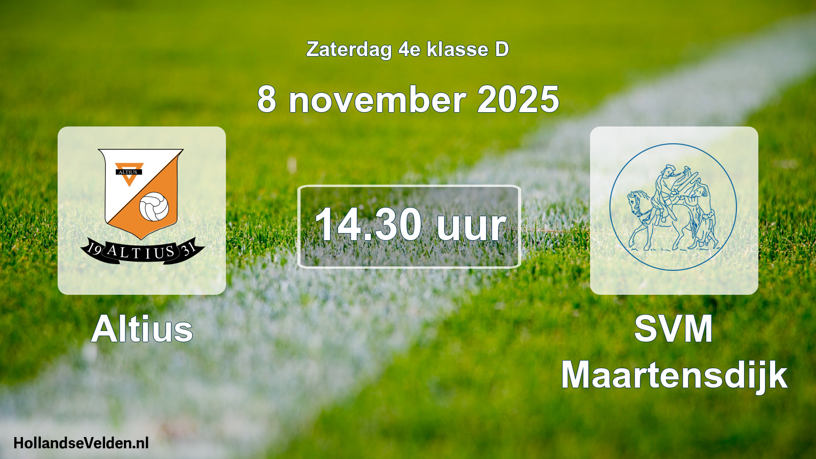 Scheduled Match: Altius - SVM Maartensdijk (8 November 2025)