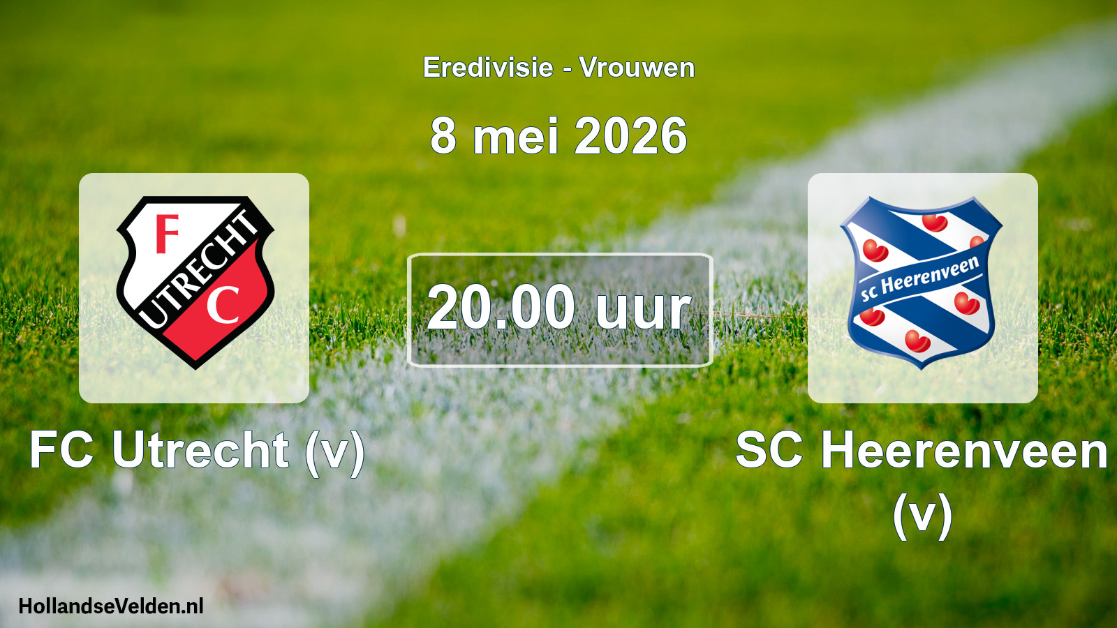 Scheduled Match: FC Utrecht (v) - SC Heerenveen (v) (8 May 2026)