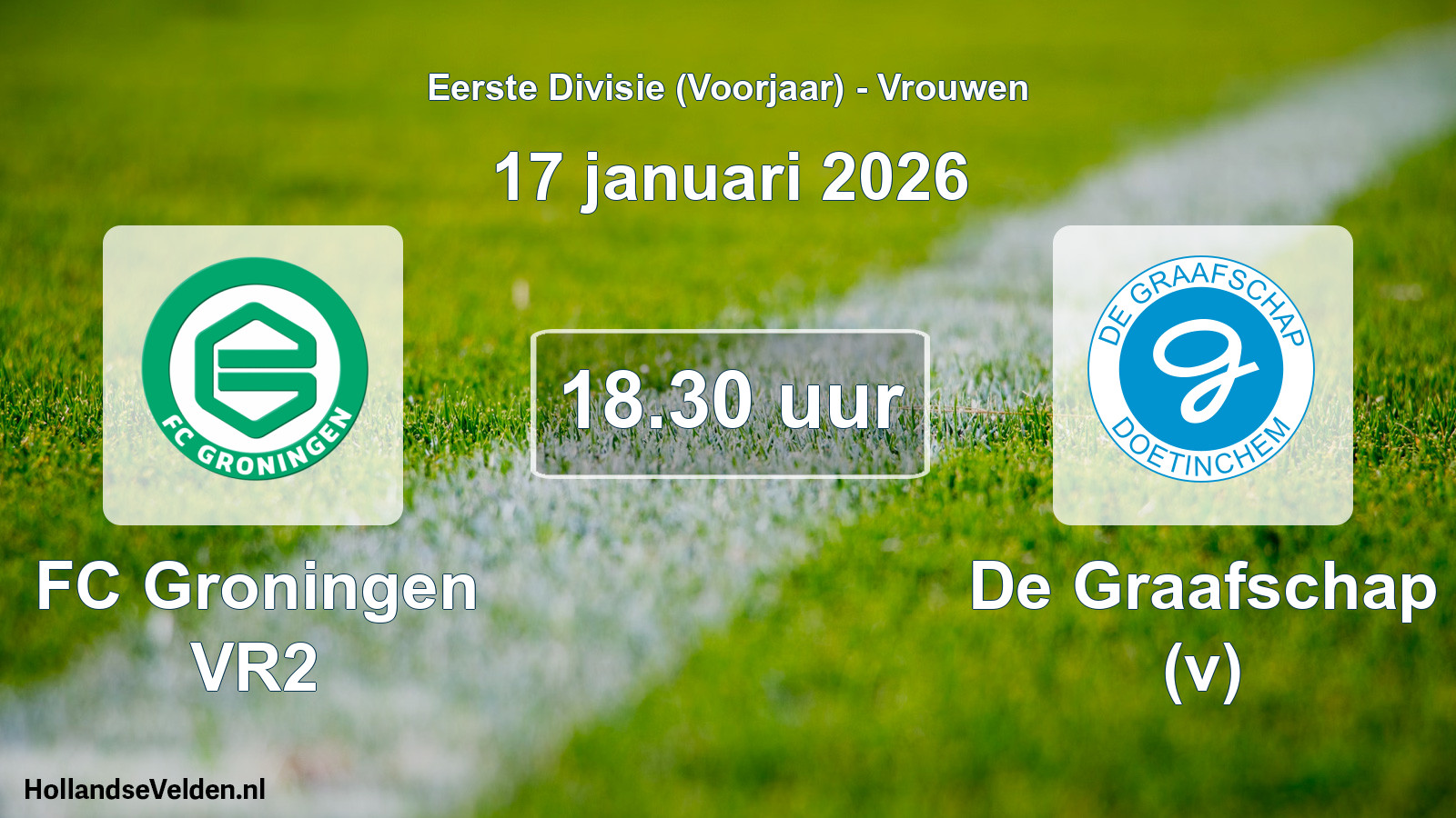 Scheduled Match: FC Groningen (v) - De Graafschap (v) (17 January 2026)