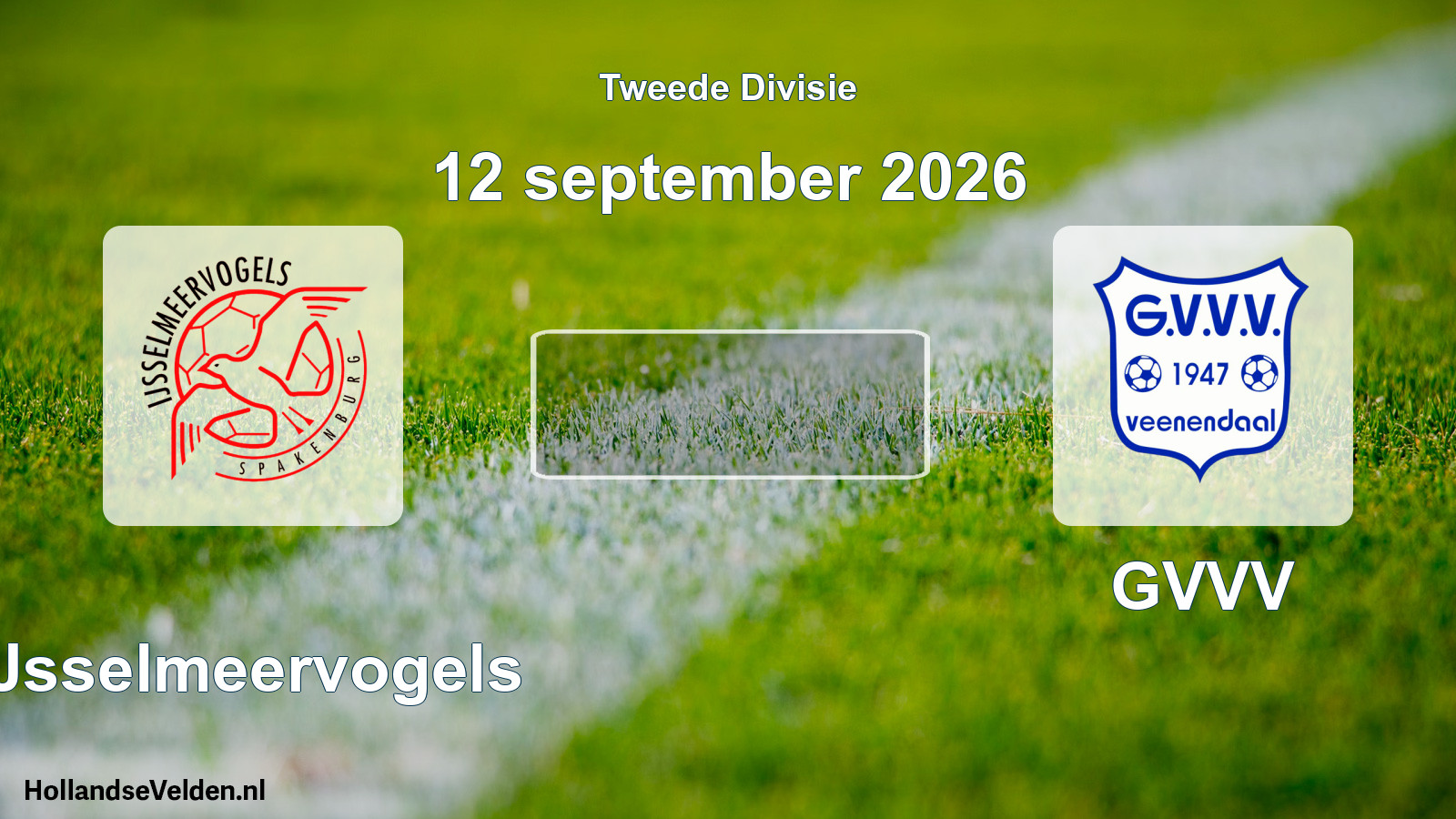 Scheduled Match: IJsselmeervogels - GVVV (12 September 2026)