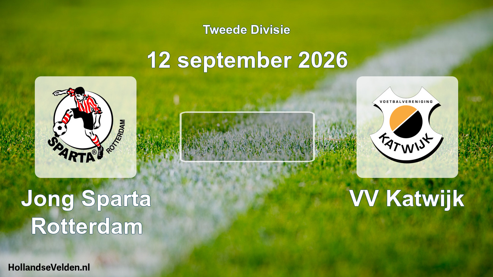 Scheduled Match: Jong Sparta Rotterdam - VV Katwijk (12 September 2026)