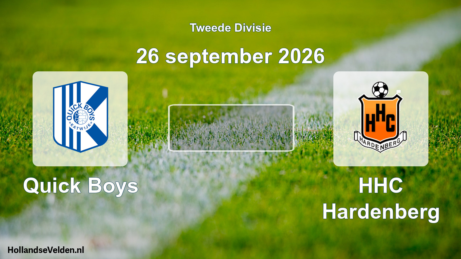 Scheduled Match: Quick Boys - HHC Hardenberg (26 September 2026)
