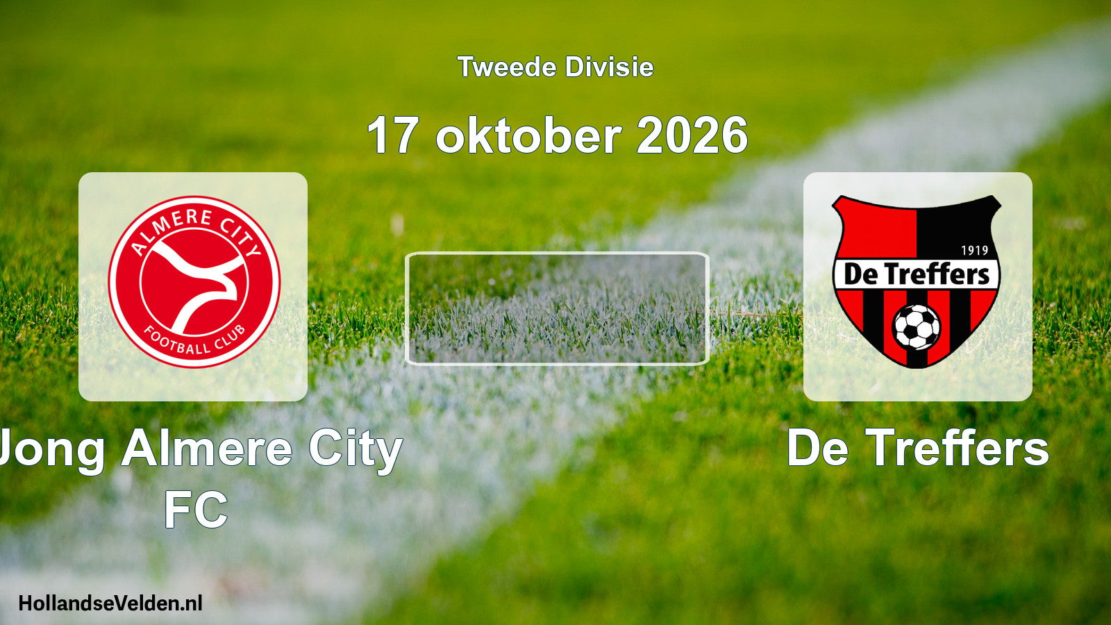Scheduled Match: Jong Almere City FC - De Treffers (17 October 2026)