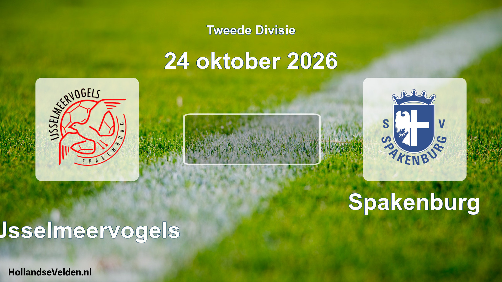 Scheduled Match: IJsselmeervogels - Spakenburg (24 October 2026)