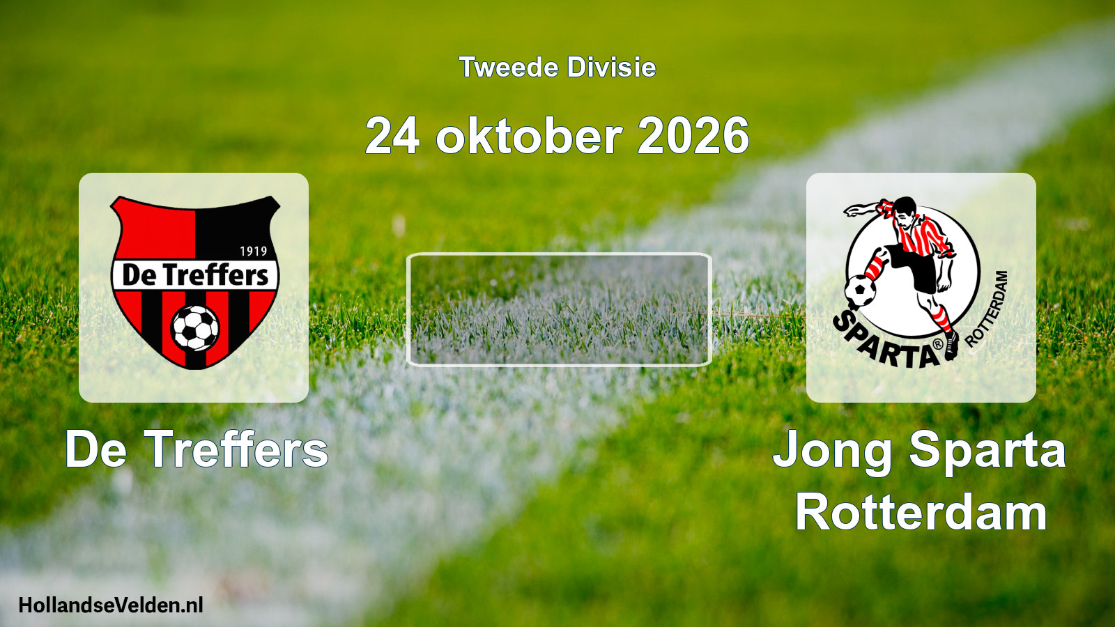 Scheduled Match: De Treffers - Jong Sparta Rotterdam (24 October 2026)