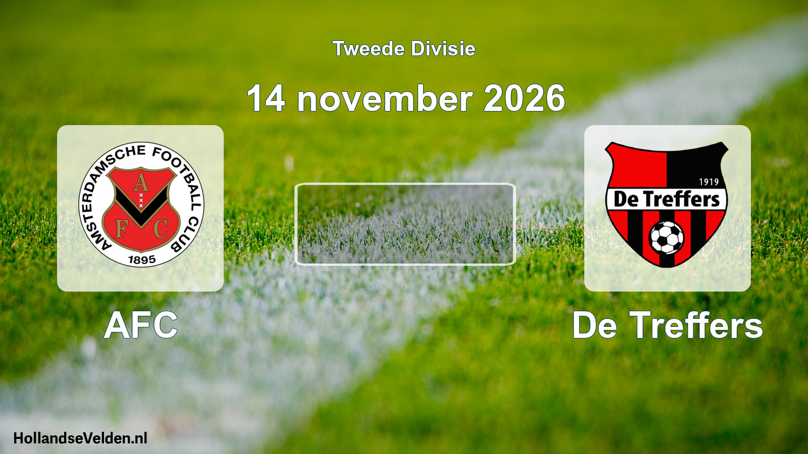 Scheduled Match: AFC - De Treffers (14 November 2026)