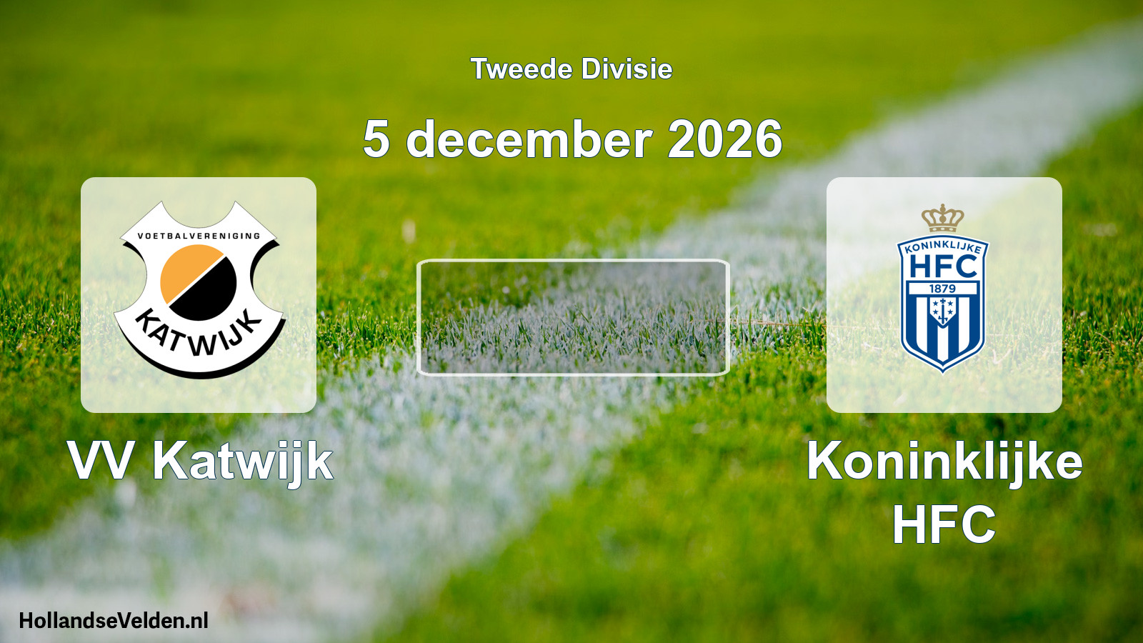 Scheduled Match: VV Katwijk - Koninklijke HFC (5 December 2026)