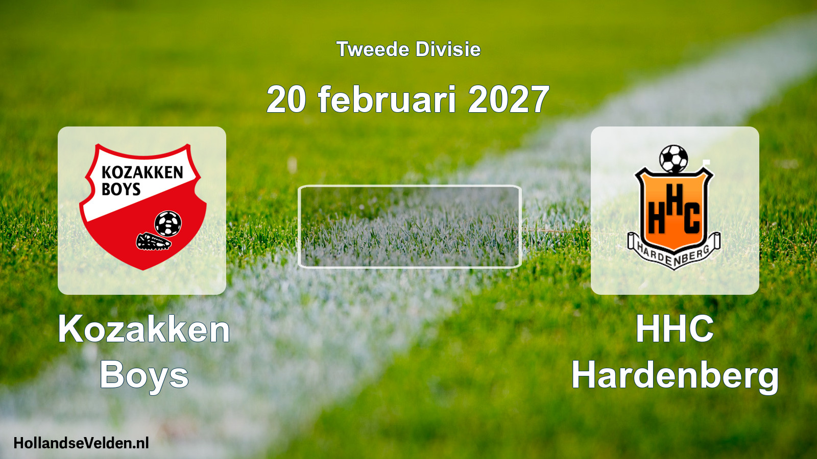 Scheduled Match: Kozakken Boys - HHC Hardenberg (20 February 2027)