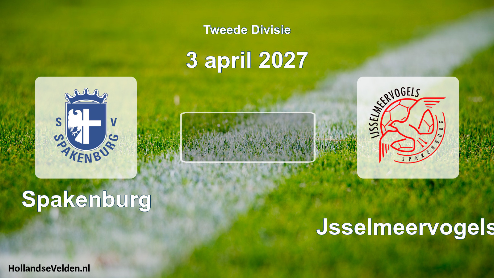 Scheduled Match: Spakenburg - IJsselmeervogels (3 April 2027)