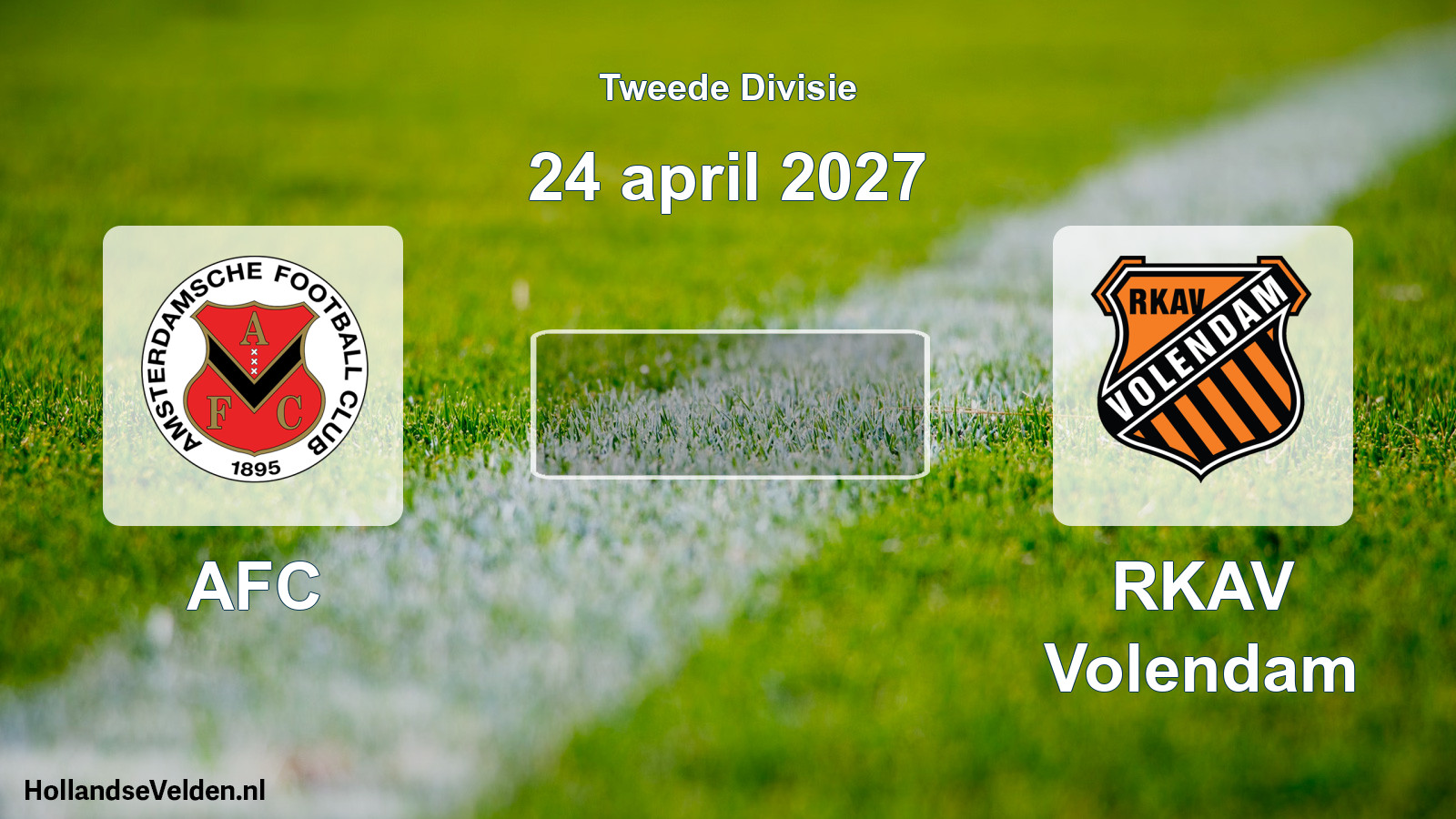 Scheduled Match: AFC - RKAV Volendam (24 April 2027)