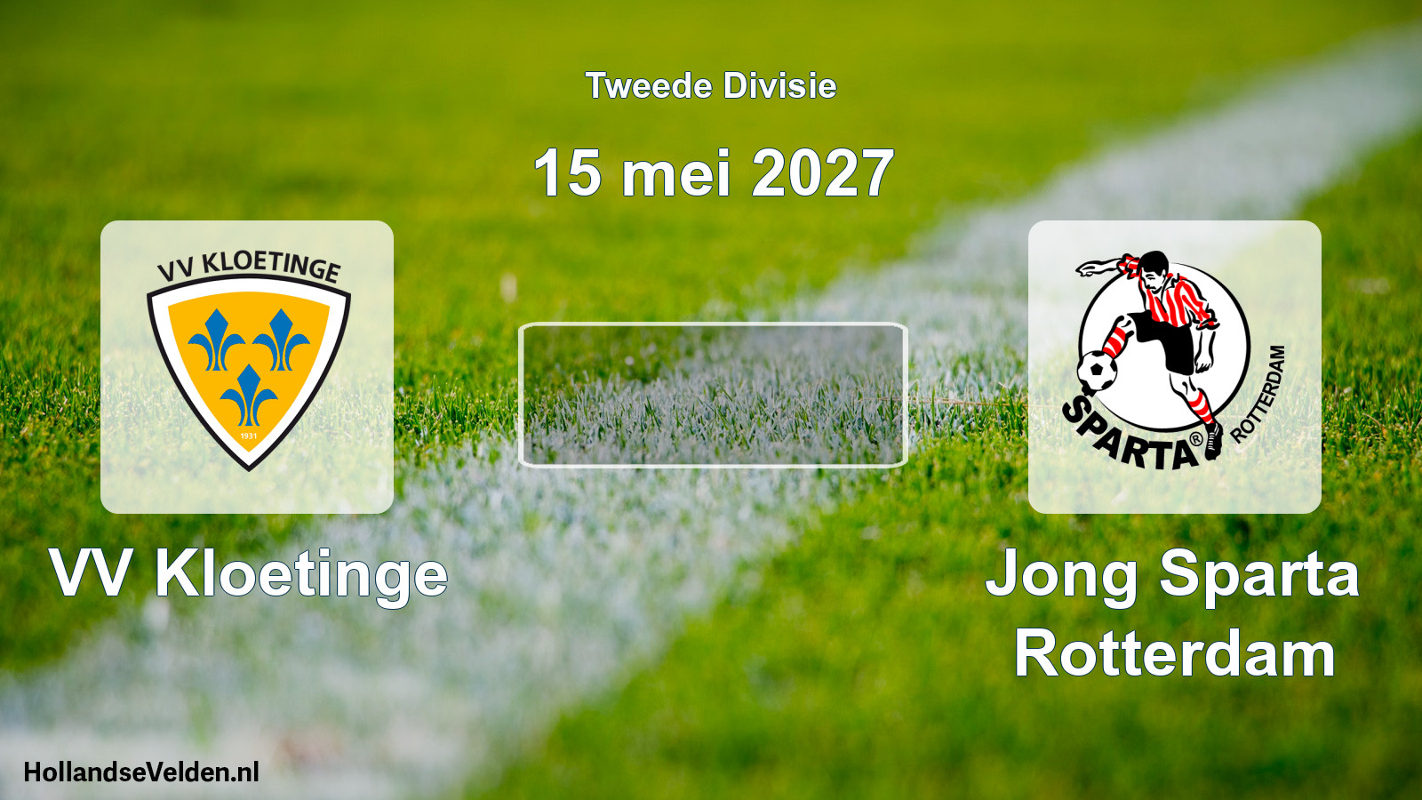 Scheduled Match: VV Kloetinge - Jong Sparta Rotterdam (15 May 2027)
