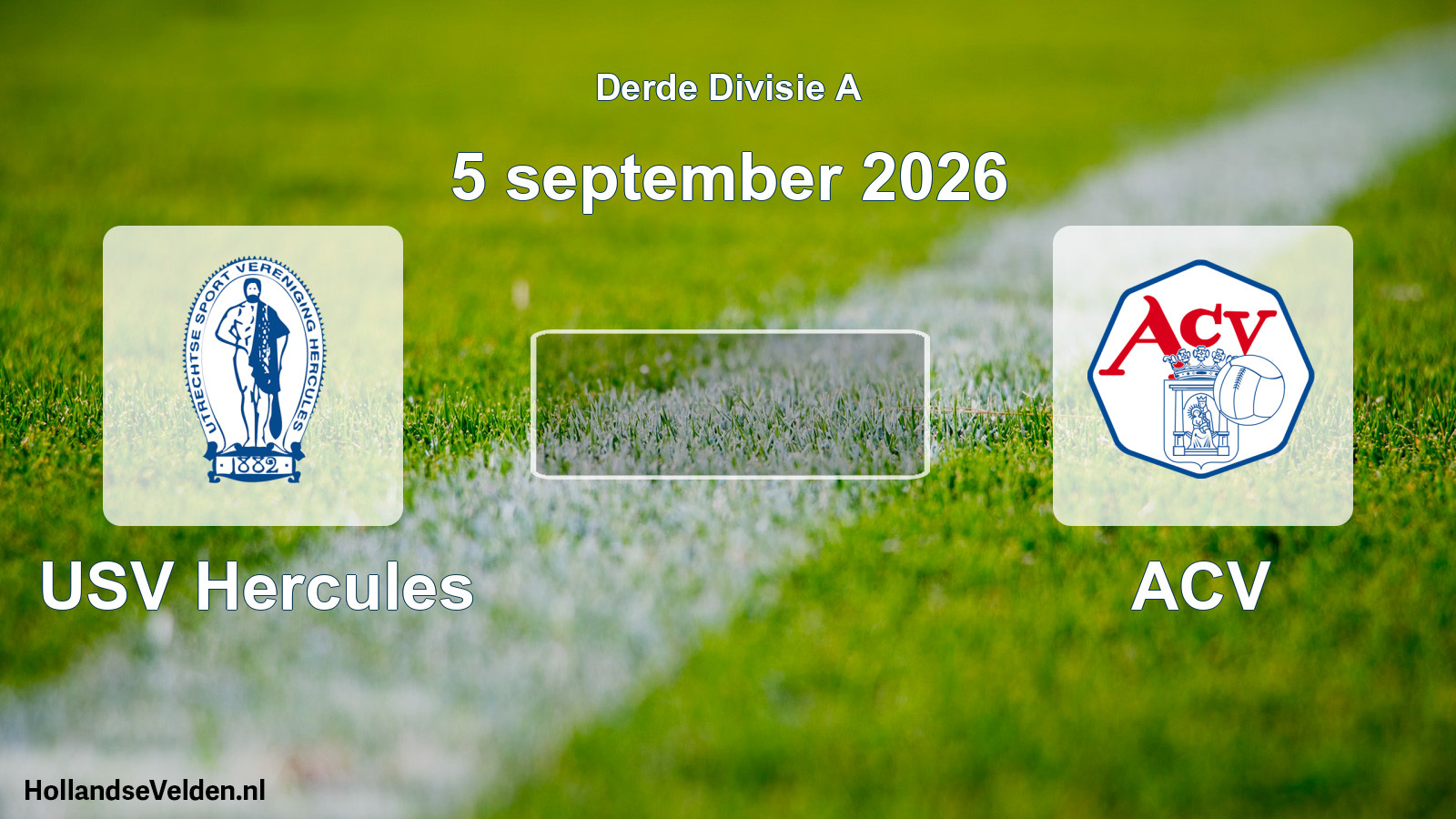 Scheduled Match: USV Hercules - ACV (5 September 2026)