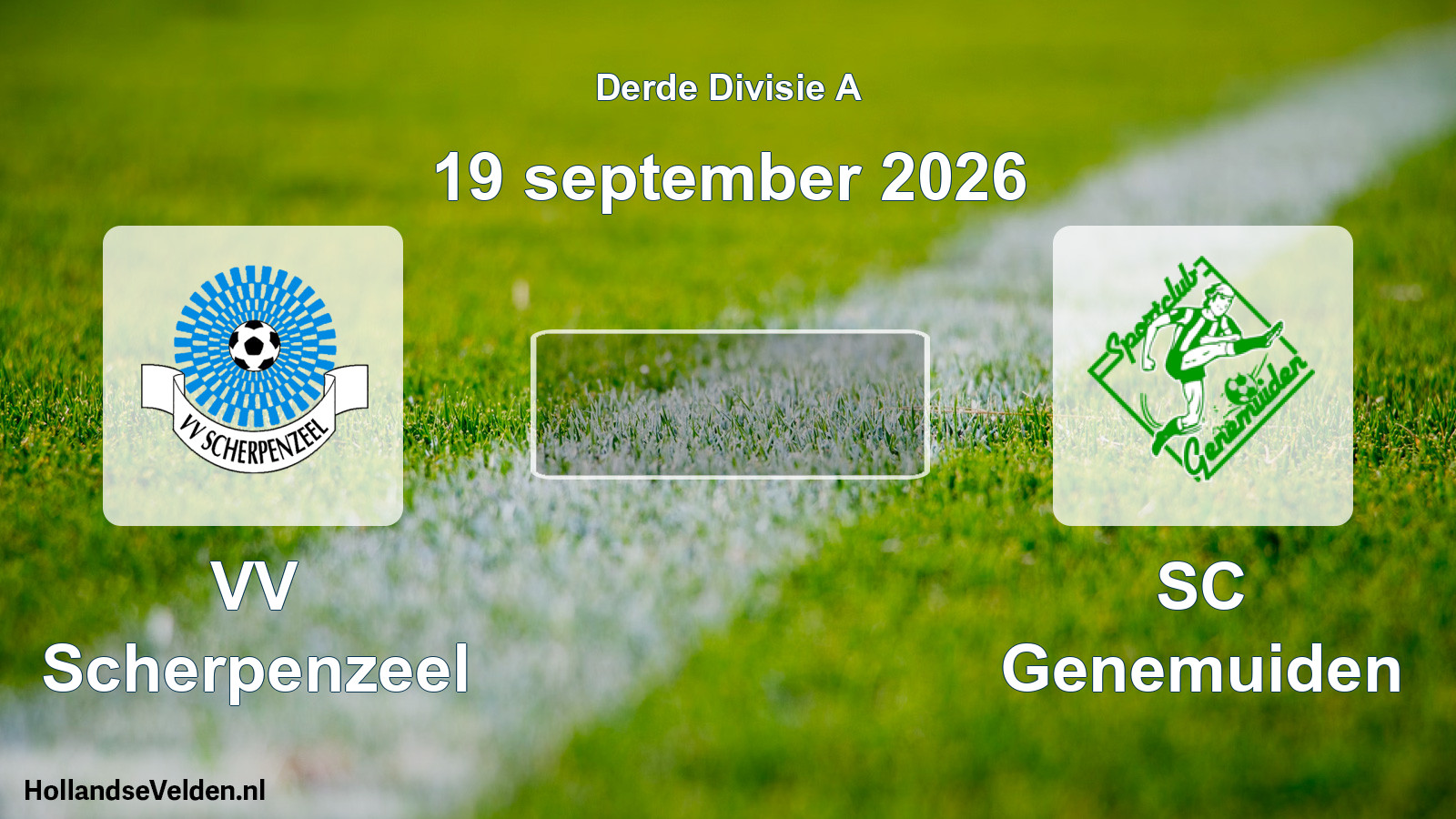 Scheduled Match: VV Scherpenzeel - SC Genemuiden (19 September 2026)
