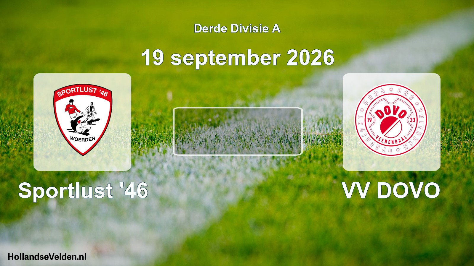 Scheduled Match: Sportlust '46 - VV DOVO (19 September 2026)