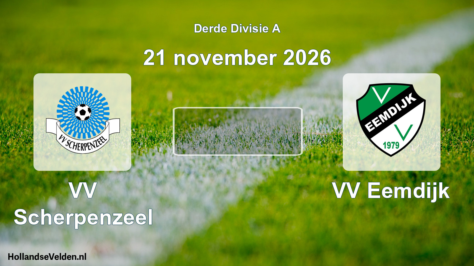 Scheduled Match: VV Scherpenzeel - VV Eemdijk (21 November 2026)