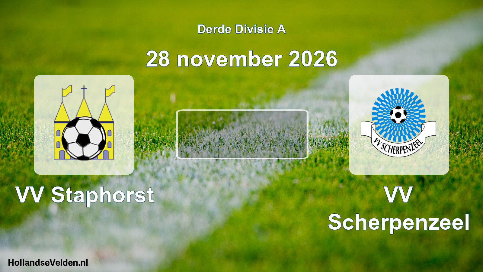Scheduled Match: VV Staphorst - VV Scherpenzeel (28 November 2026)
