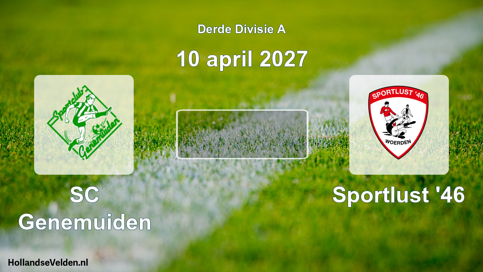 Scheduled Match: SC Genemuiden - Sportlust '46 (10 April 2027)