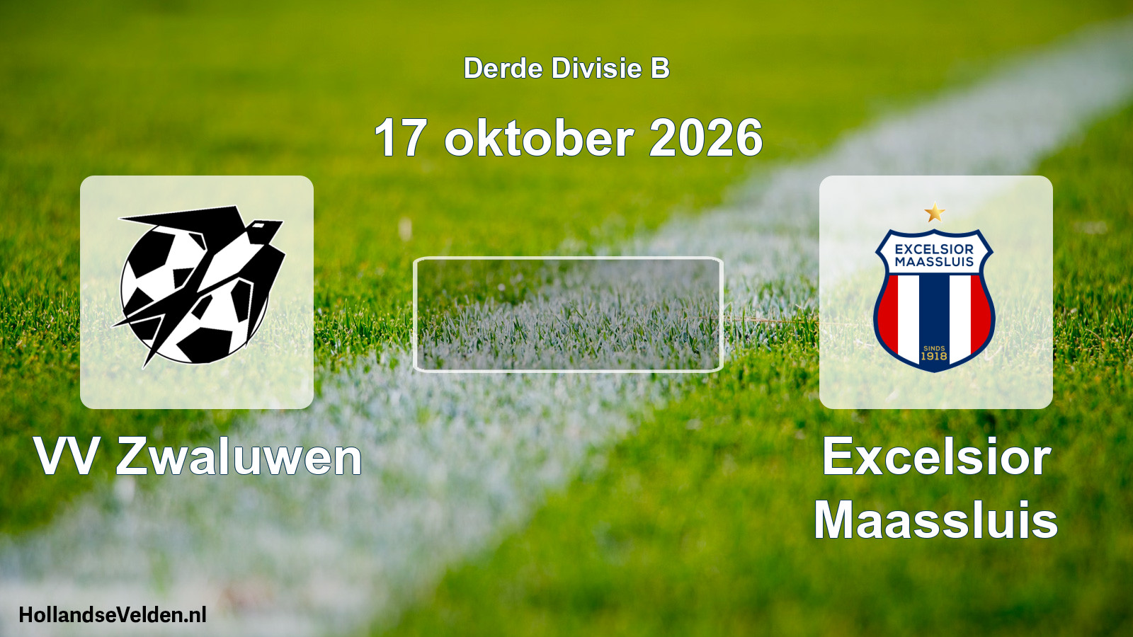 Scheduled Match: VV Zwaluwen - Excelsior Maassluis (17 October 2026)
