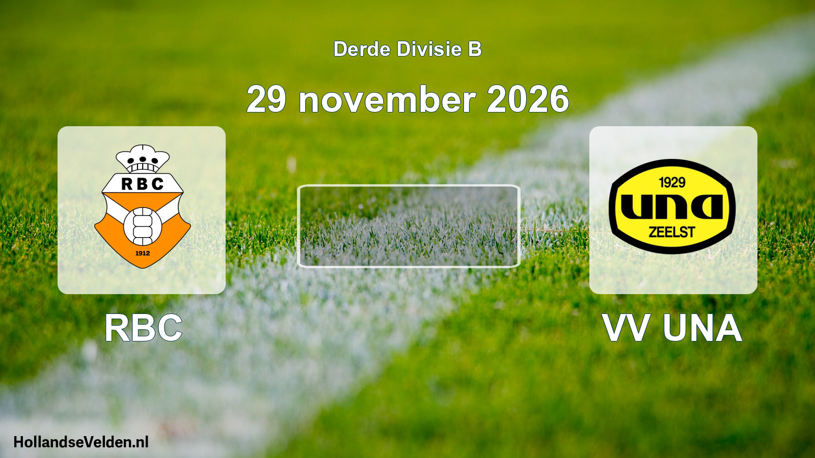 Scheduled Match: RBC - VV UNA (29 November 2026)