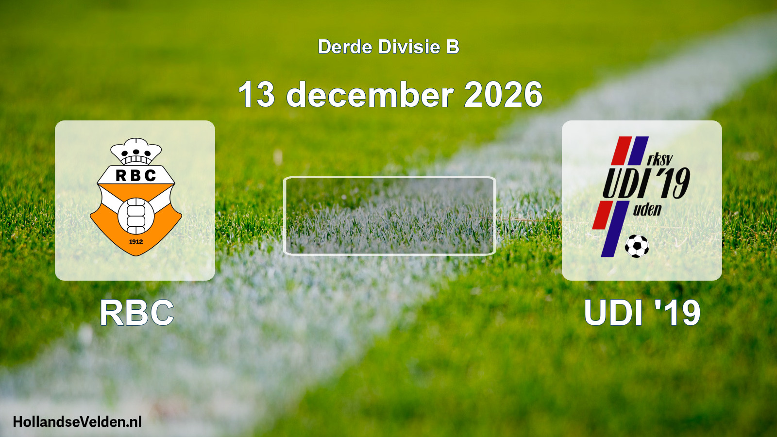 Scheduled Match: RBC - UDI '19 (13 December 2026)