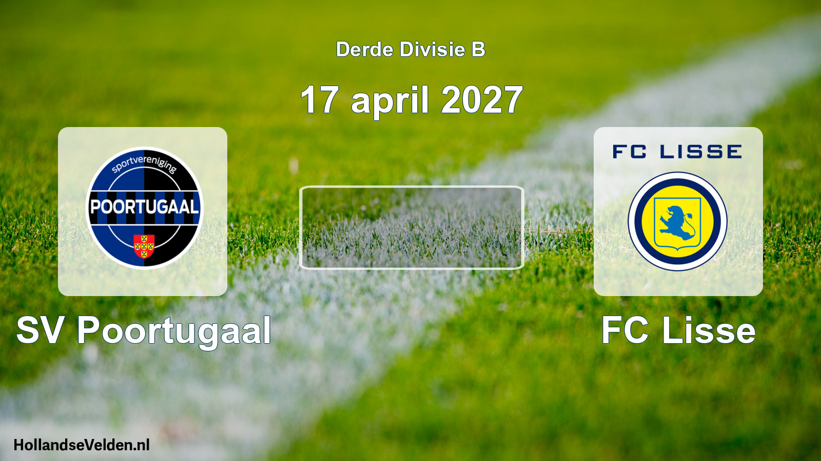 Scheduled Match: SV Poortugaal - FC Lisse (17 April 2027)