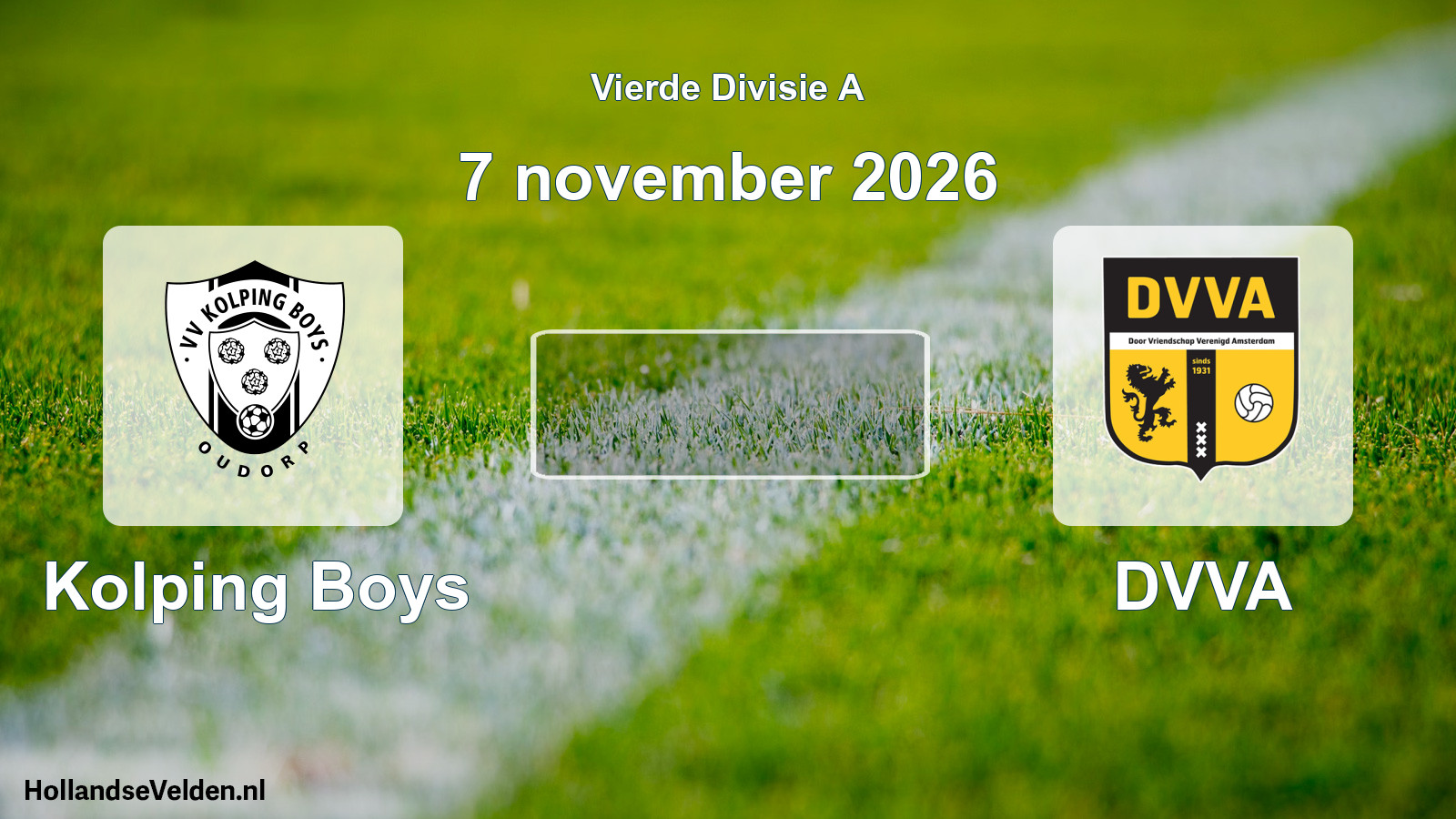 Scheduled Match: Kolping Boys - DVVA (7 November 2026)