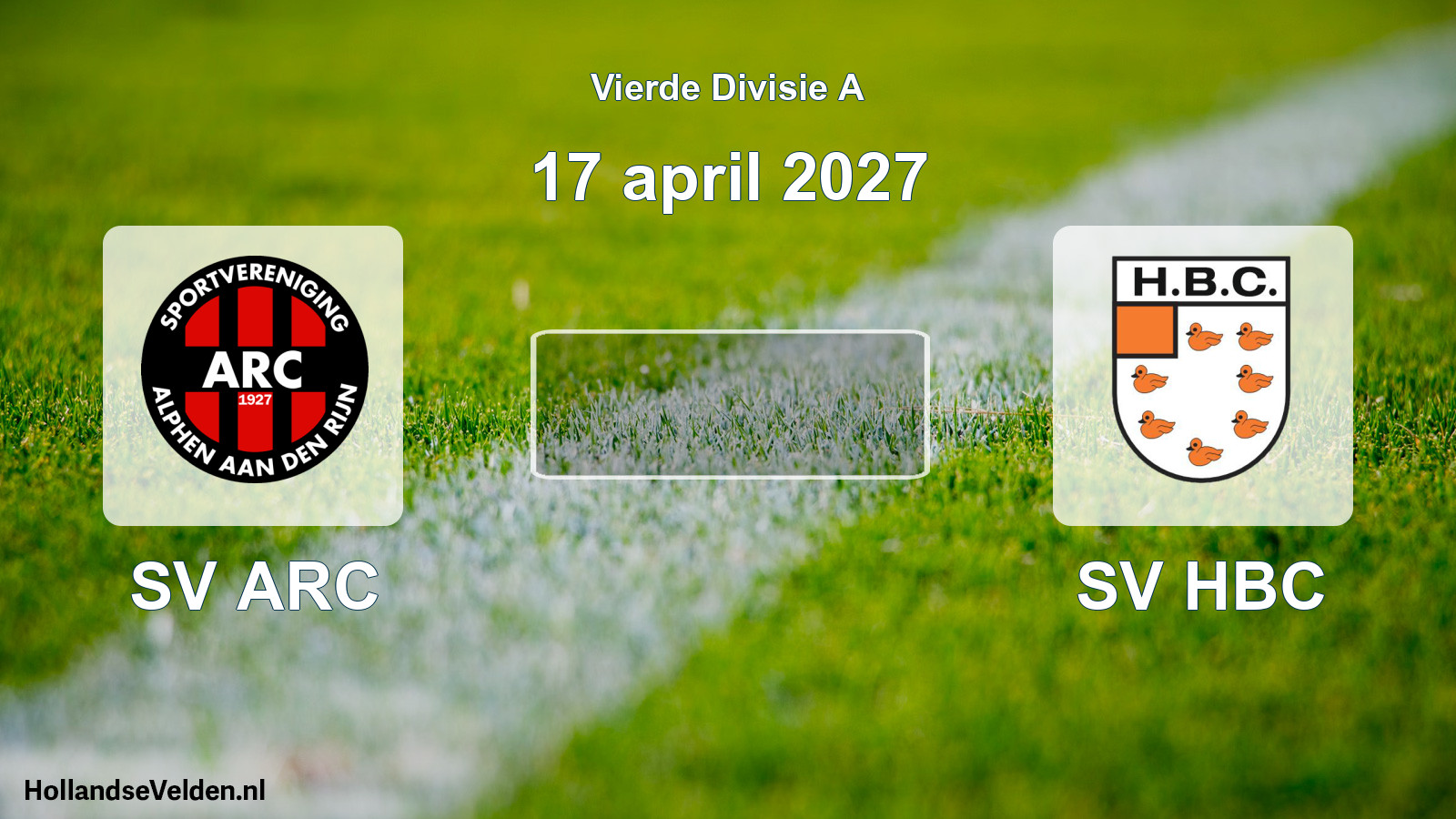 Scheduled Match: SV ARC - SV HBC (17 April 2027)