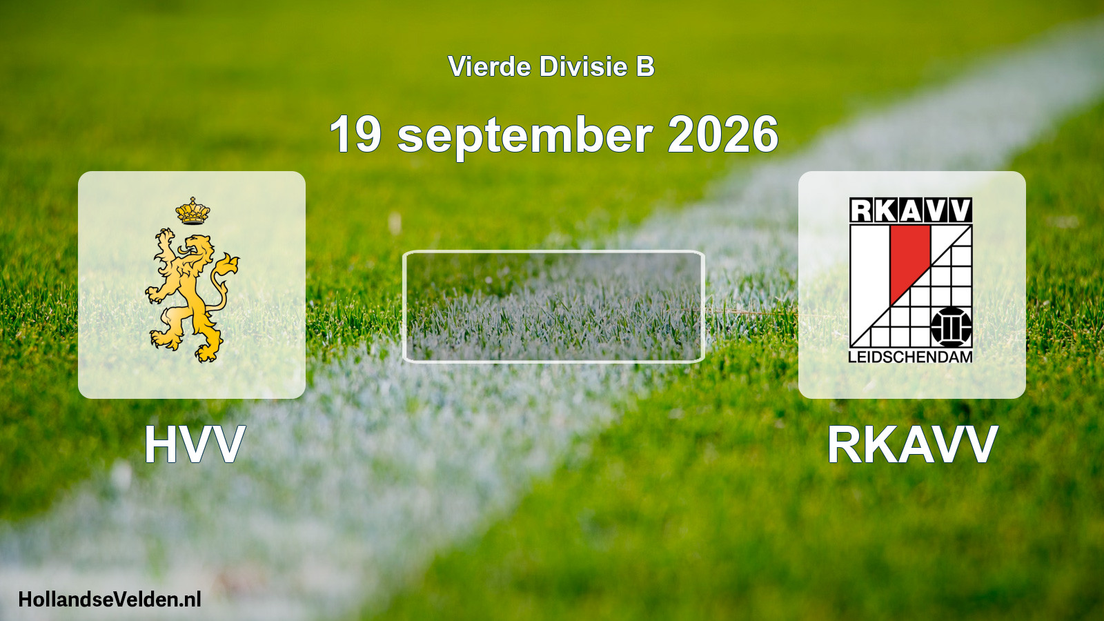 Geplande wedstrijd: HVV - RKAVV (19 september 2026)