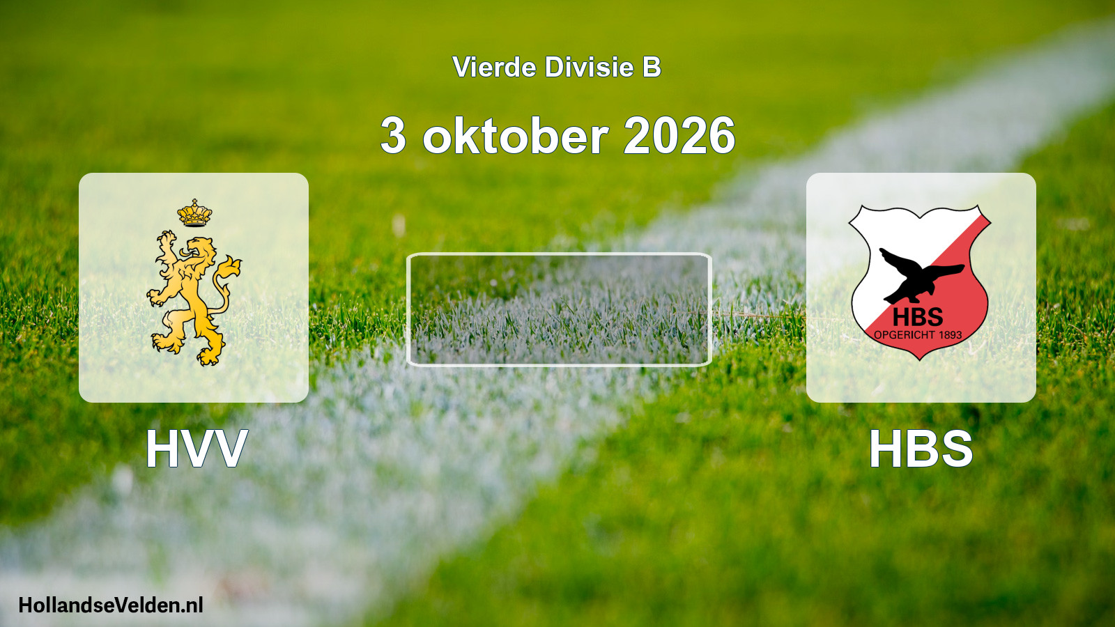 Geplande wedstrijd: HVV - HBS (3 oktober 2026)