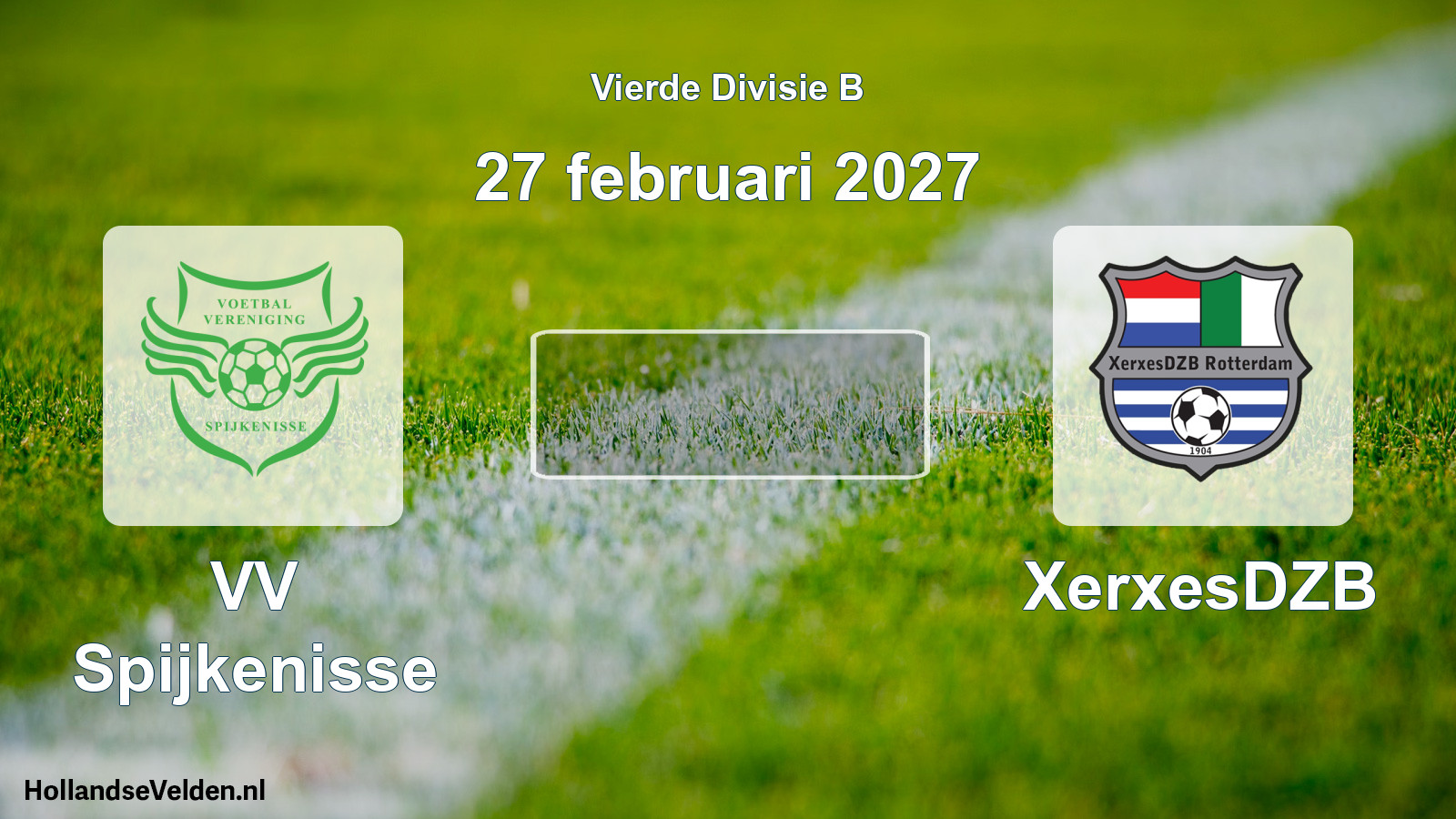 Geplande wedstrijd: VV Spijkenisse - XerxesDZB (27 februari 2027)